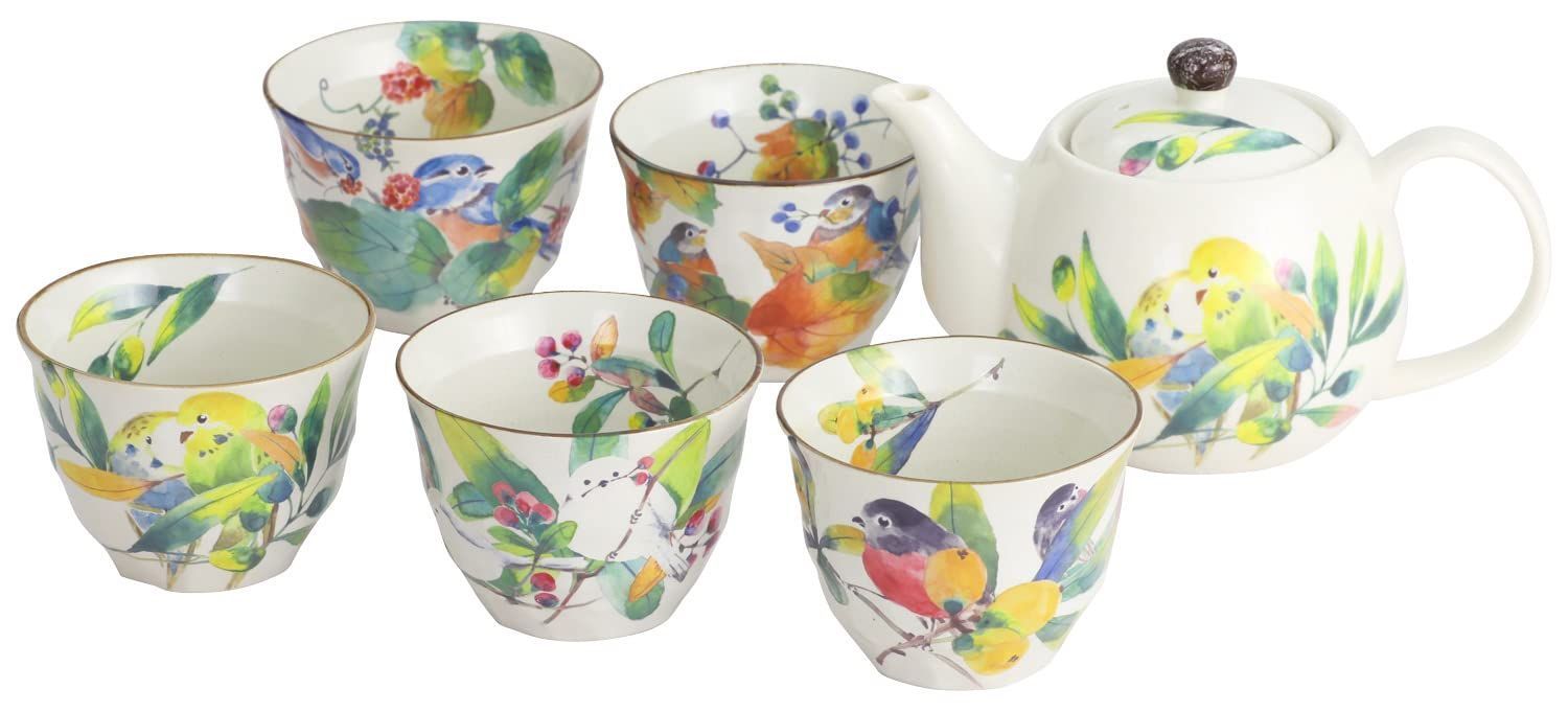 百千鳥_5客 百千鳥 5客 ポット茶器 2537