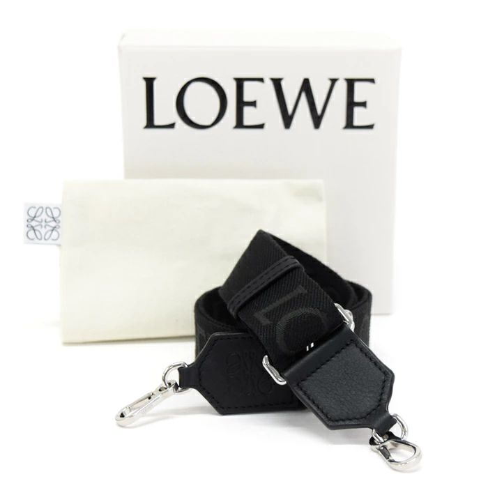 ロエベ LOEWE ウェビング ストラップ キャンバス / カーフレザー