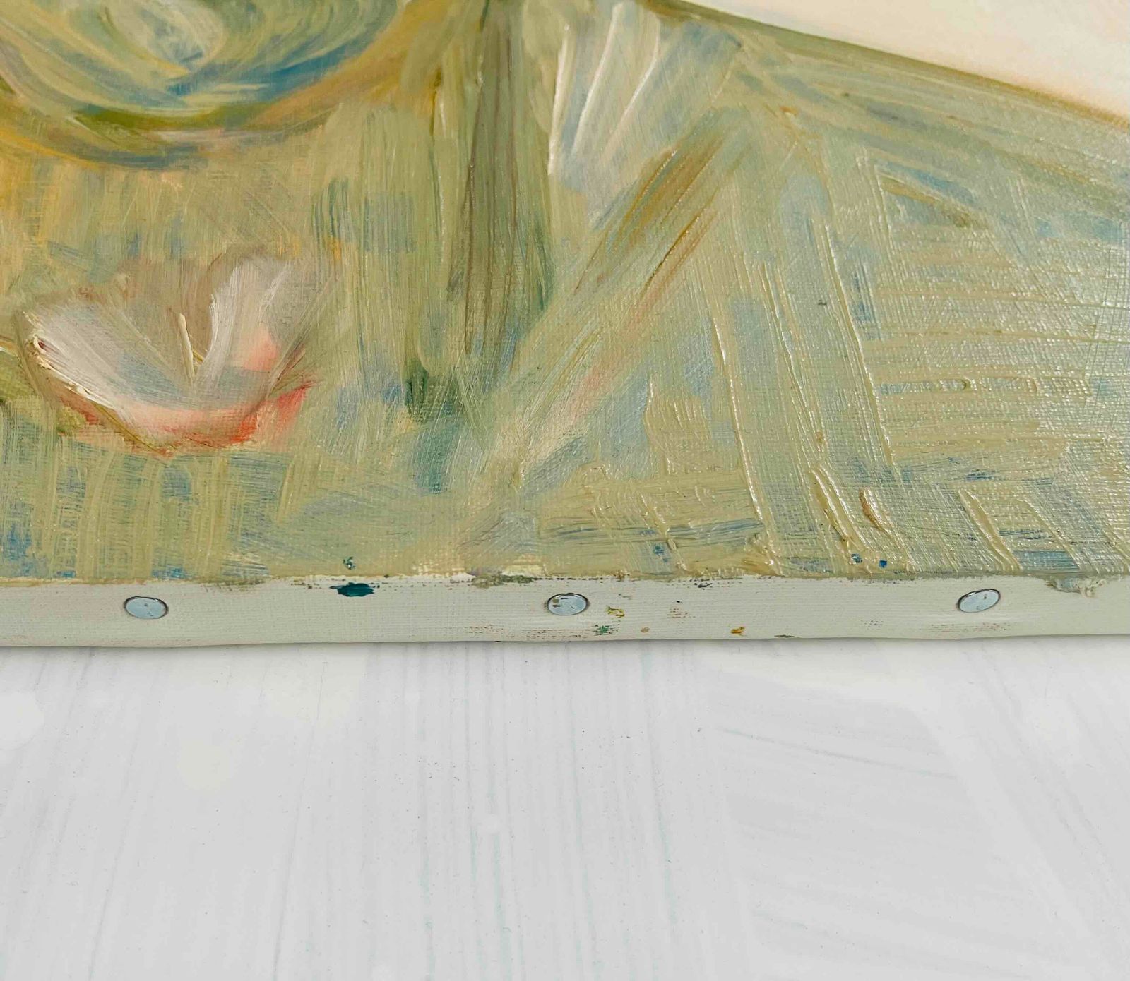 38×46㎝「ビリビリうんちだった」F8・原画・油彩 【公式通販】