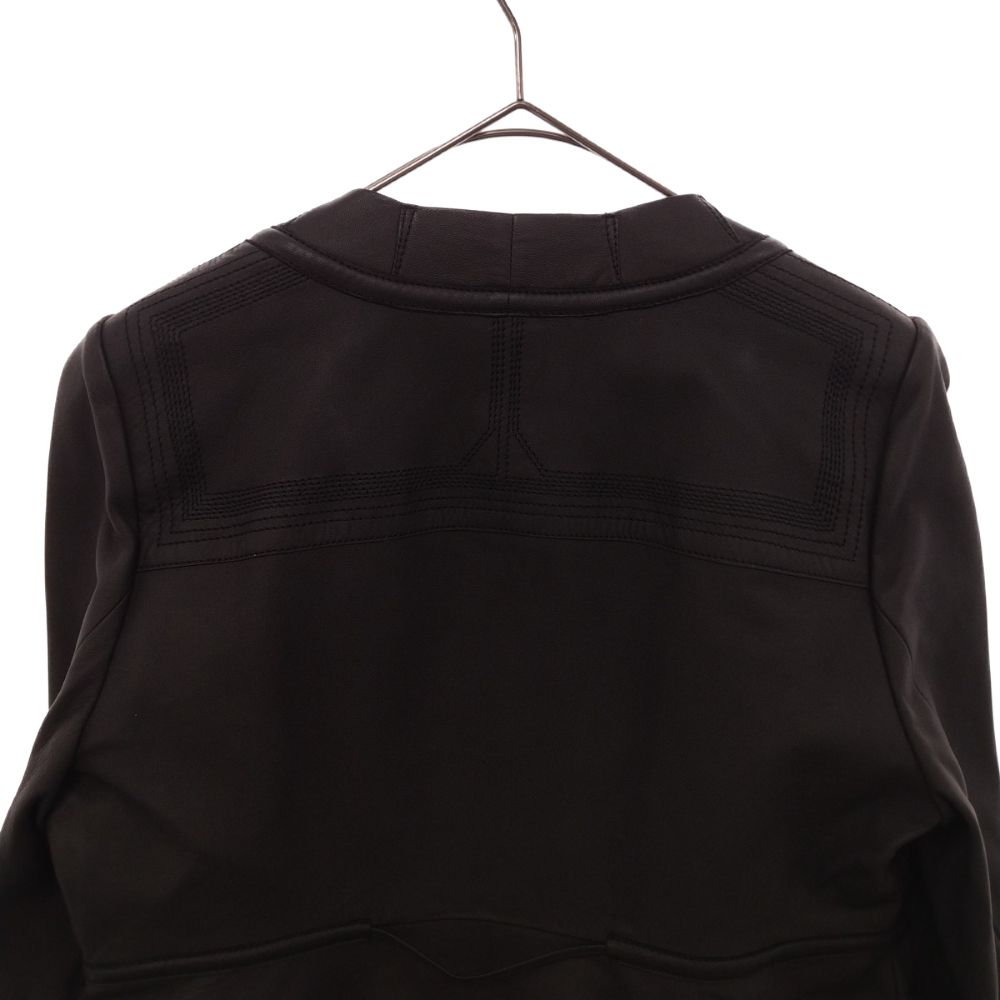 BALENCIAGA ブラック ノーカラージャケット BALENCIAGA ブラック ノーカラージャケット