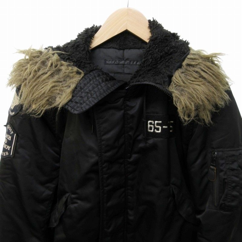 HYSTERIC GLAMOUR プリマロフト ヒスガール ファー ジャケット ヒステリックグラマー HYSTERIC GLAMOUR フライトジャケット