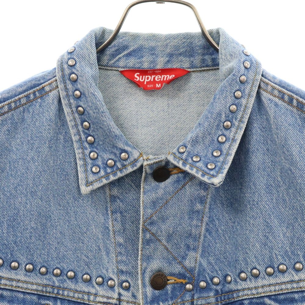 SUPREME (シュプリーム) 17SS Studded Denim Trucker Jacket スタッズ  