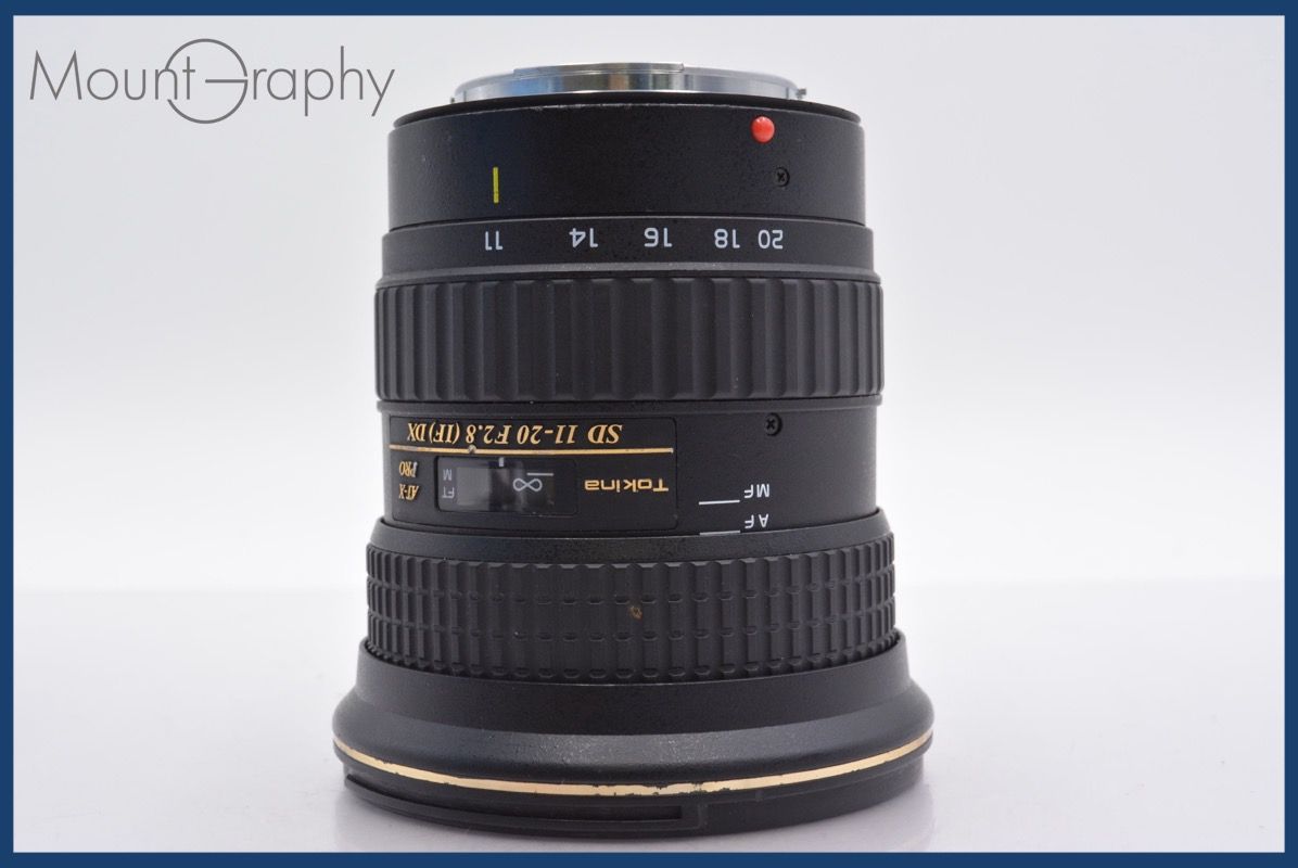 特別 トキナ Tokina SD 11-20mm F2.8 IF DX 前後キャップ付 キヤノンEF用 AF 同梱可 R208