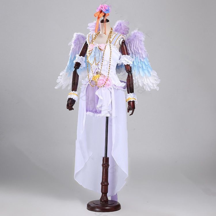 羽付き　ラブライブ！高坂穂乃果 ホワイトデー 覚醒 コスプレ衣装 新品 ラブライブ！ 高坂 穂乃果 ホワイトデー編 覚醒後 コスプレ
