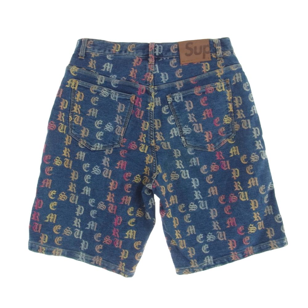 Supreme シュプリーム 22SS Gradient Jacquard Denim Short デニム ショーツ【中古】 - メルカリ