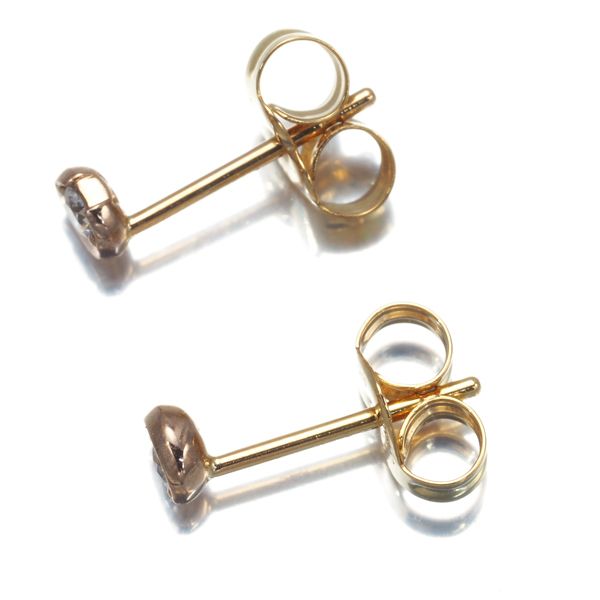 スタージュエリー ピアス ダイヤ ダイヤモンド 0.04ct/0.04ct ムーン  