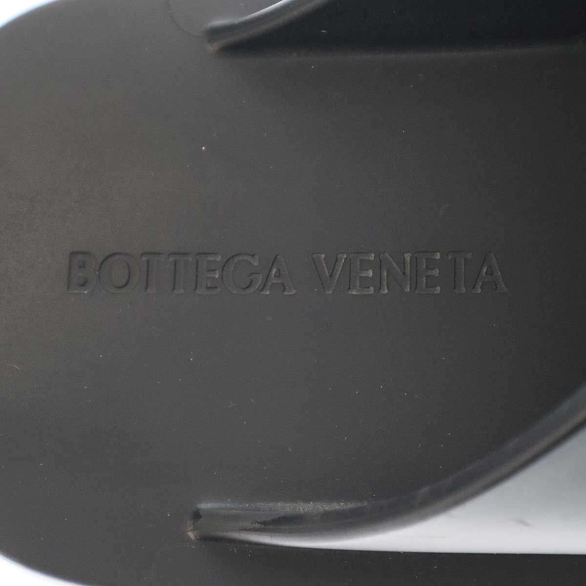 23SS ボッテガヴェネタ プラット ミュール ブラック ４０ BOTTEGA VENETA ボッテガヴェネタ 23SS ミュール ラバーサンダル