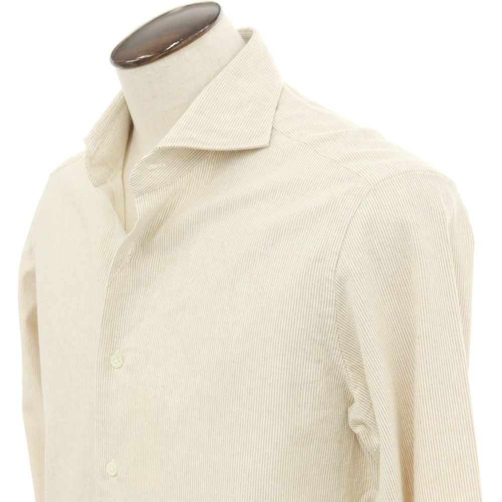 ジャンネット giannetto コットンリネン ホリゾンタルカラー 半袖