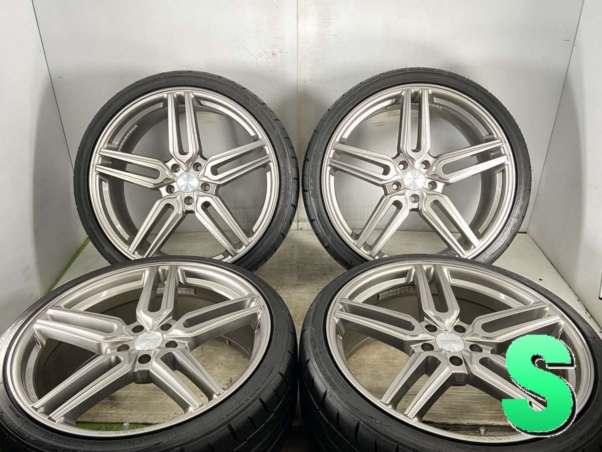 245/35R21 n ニットー NT555G2 n VOSSEN n21x9.0 44 114.3-5穴 n中古タイヤ