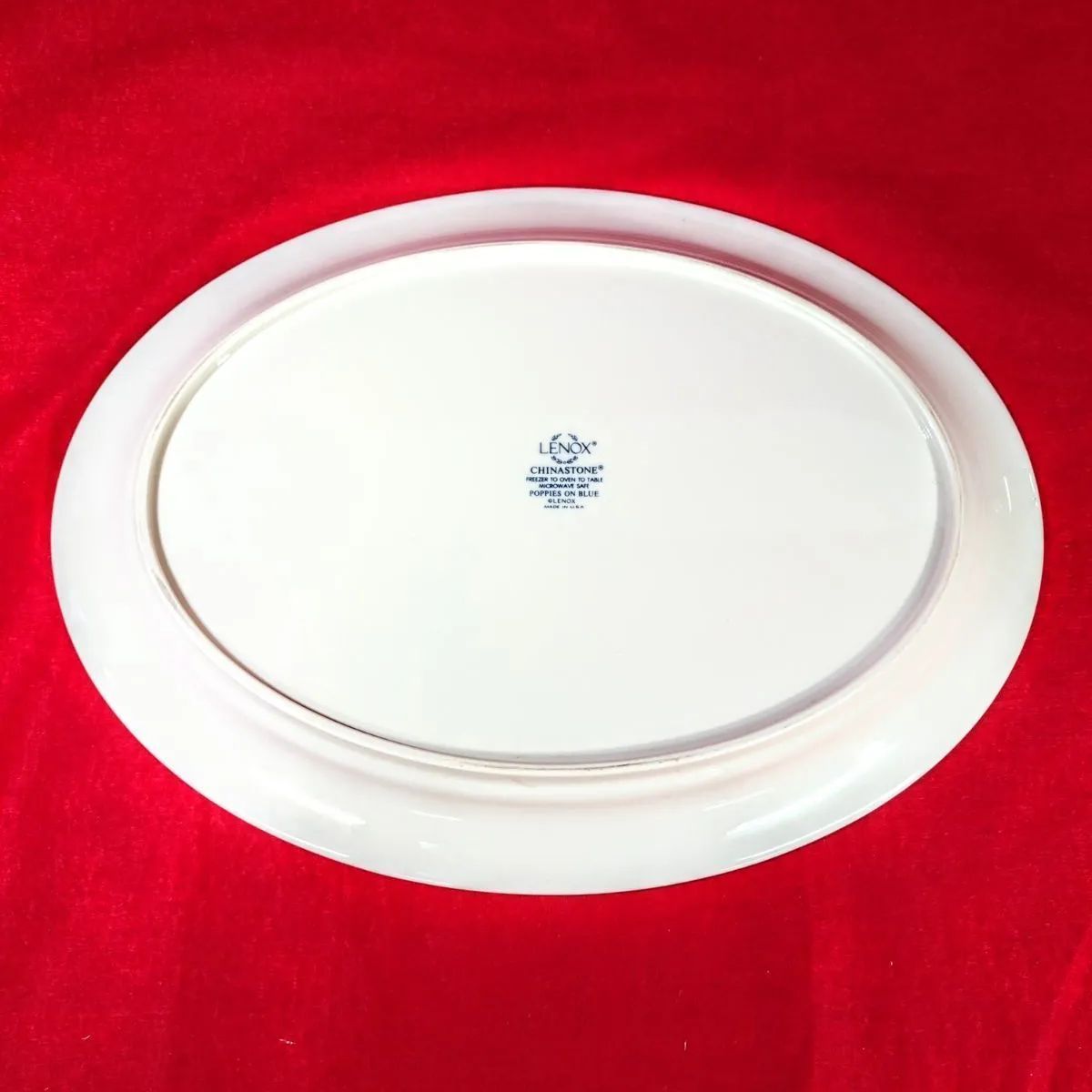 ♥レノックス ブルーポピーズ 大皿 3枚セット（ラウンド2枚・オーバル1  