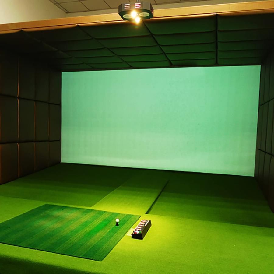 屋内トレーニングインパクトプロジェクションスクリーン ゴルフボールシミュレーターディスプレイスクリーン ゴルフトレーニング用の大型