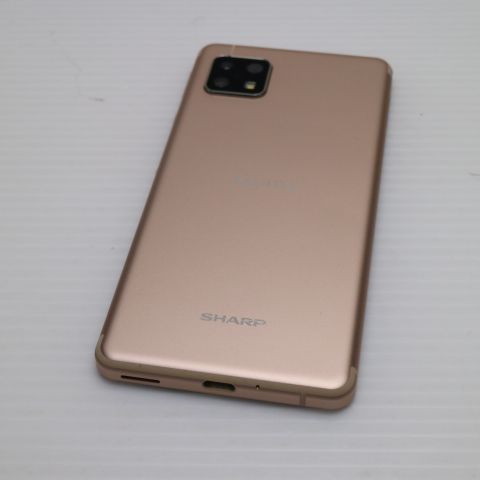 超美品 SIMフリー SH-M15 AQUOS sense4 ライトカッパー 即日発送