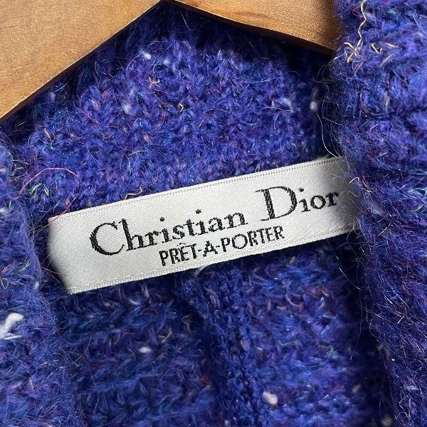 【美品】クリスチャンディオール　プレタポルテ　カーディガン　ブラック DIOR | セーター & カーディガン - ウィメンズファッション
