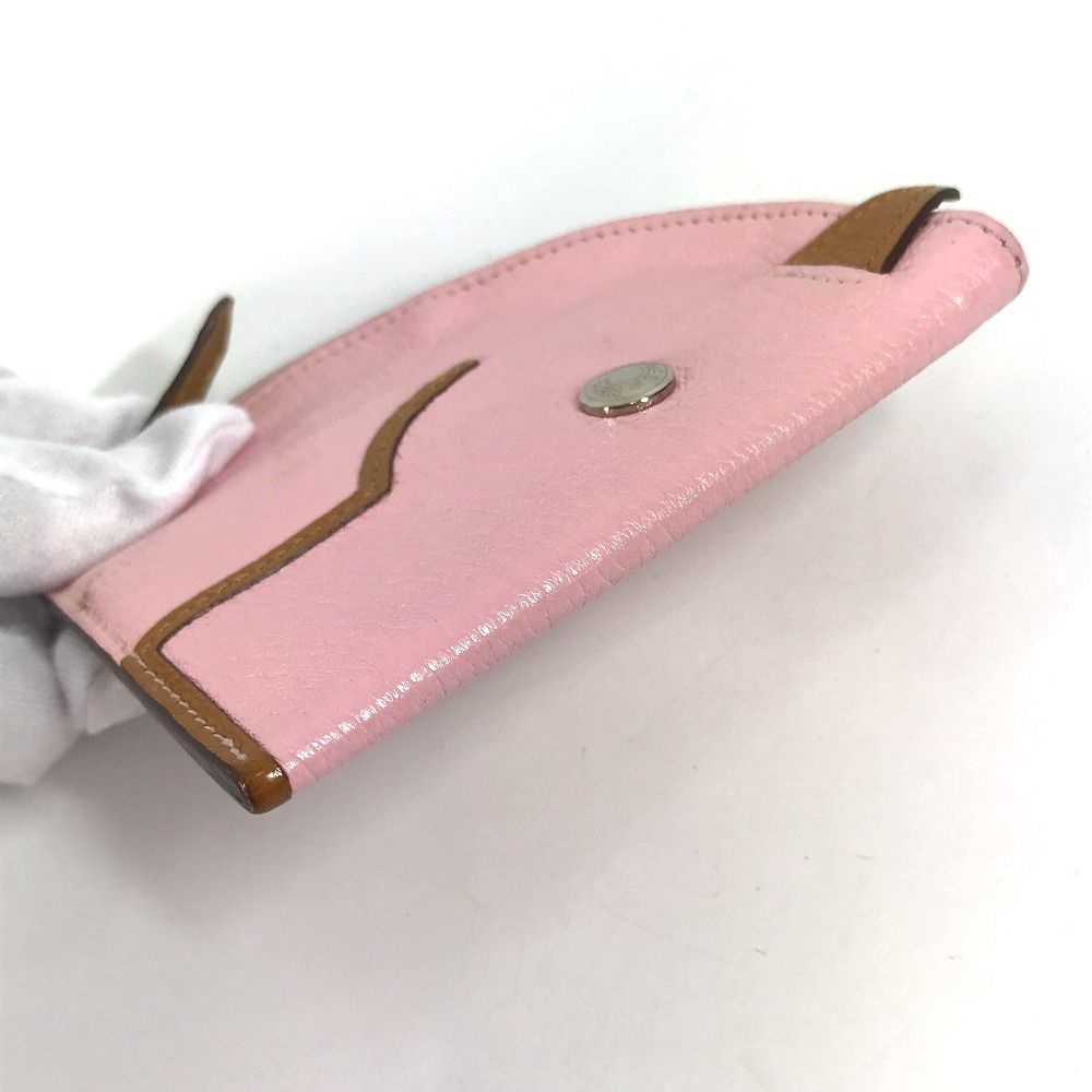 HERMES エルメス コインケース シュバル パドック シェーブル ピンク