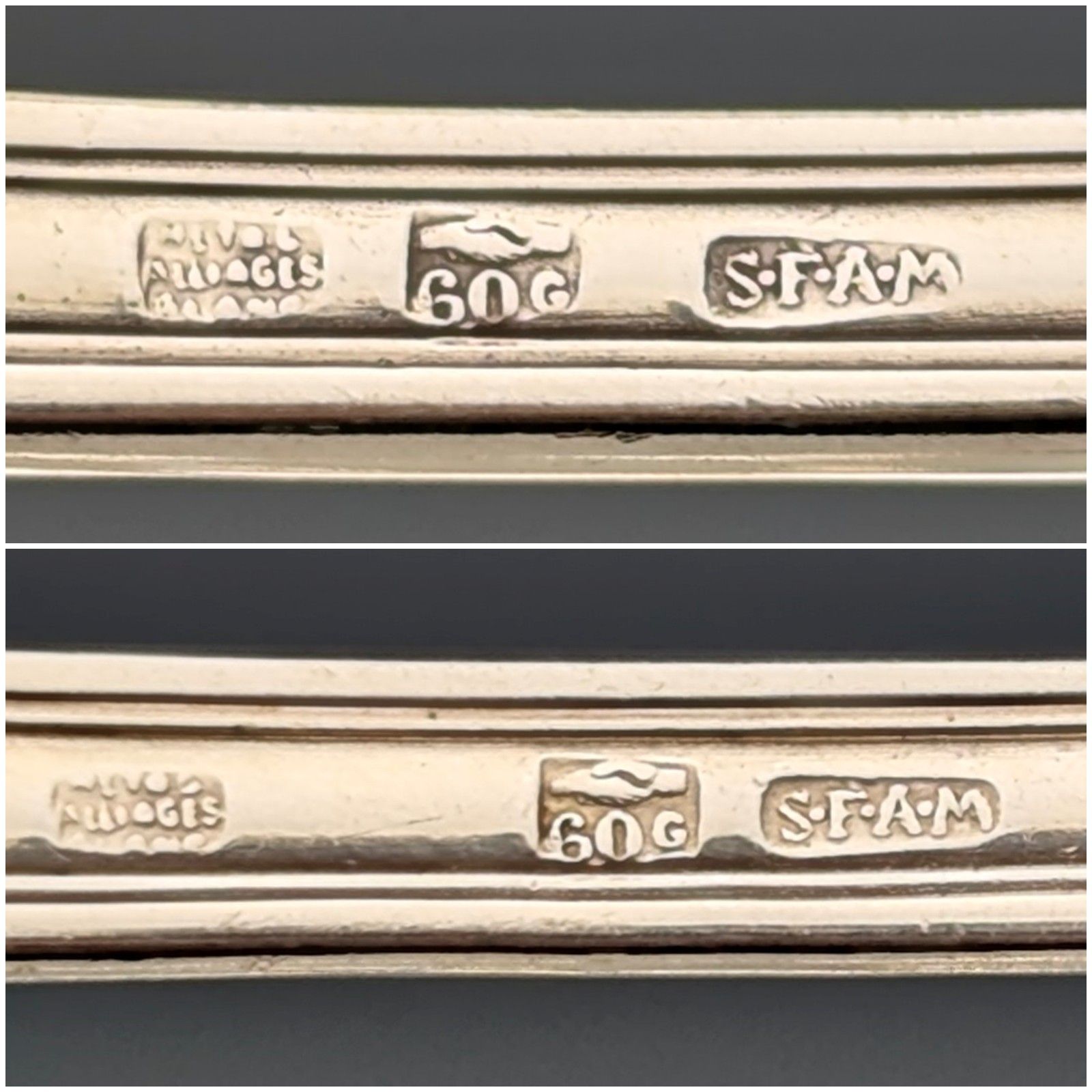 1900年頃 フレンチアンティーク シルバープレート製 カトラリー