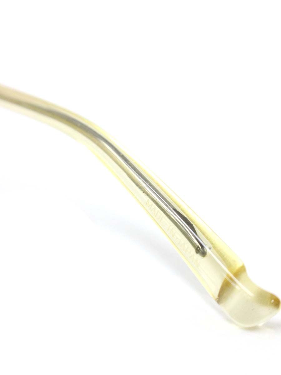 フォーナインズ M-162 眼鏡 クリア/ゴールド チタンフレーム フルリム  