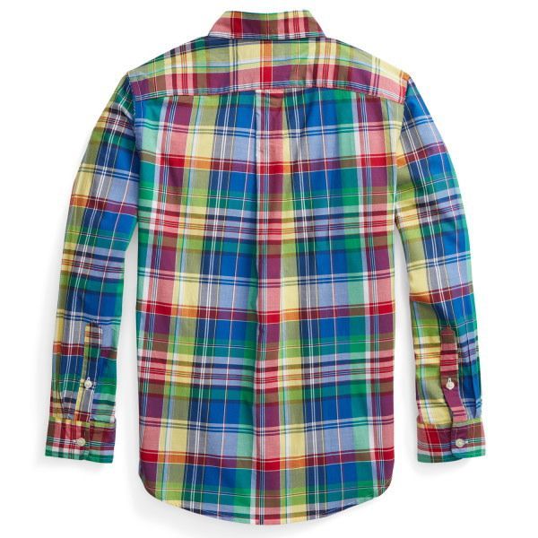 ラルフローレン マドラスチェック長袖シャツ