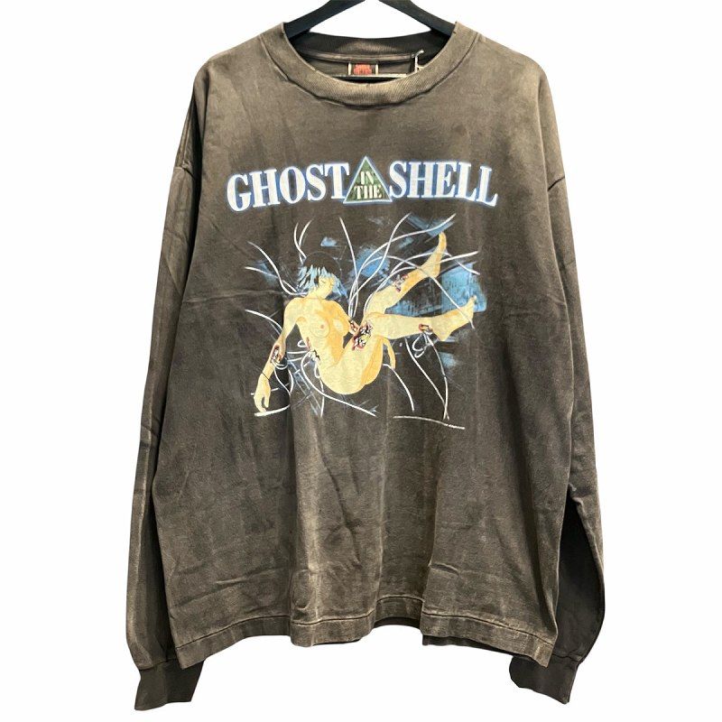 SAINT Mxxxxxx ダークグレー 長袖ポロシャツ XL SAINT Mxxxxxx ダークグレー 長袖ポロシャツ XL SAINT MXXXXXX