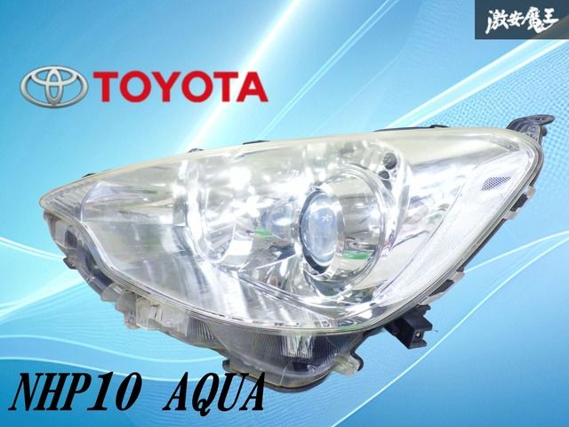 NHP10 アクア ヘッドライト 左 nhp10】アクア前期 純正ヘッドライト 左