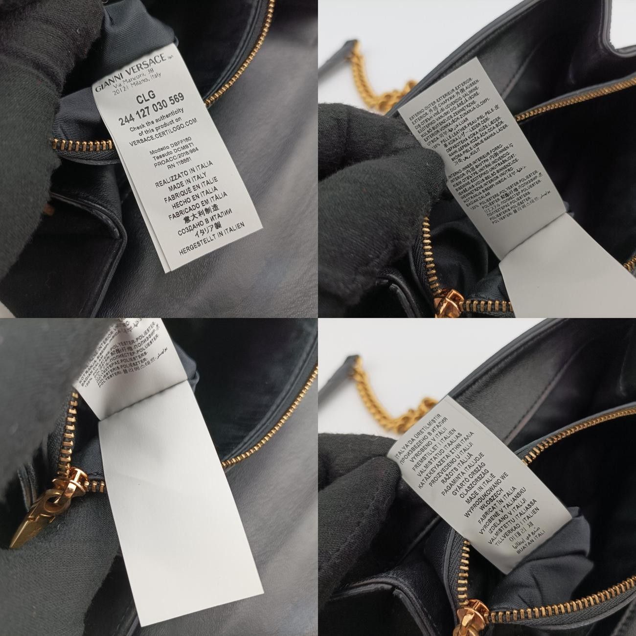 ヴェルサーチ VERSACEメデューサブラック×マルチ