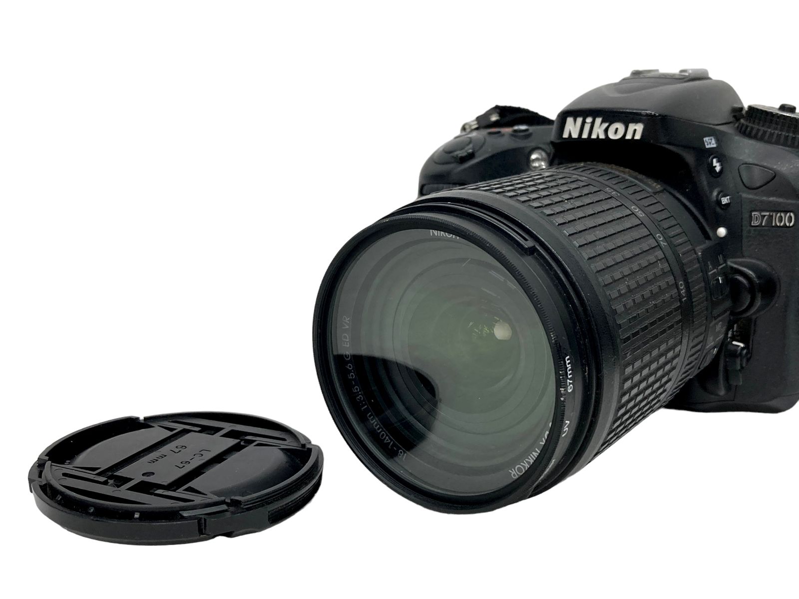 Nikon (ニコン) 一眼レフ デジタルカメラ DX VR 18-140mm レンズ付き D7100 ブラック 家電/028