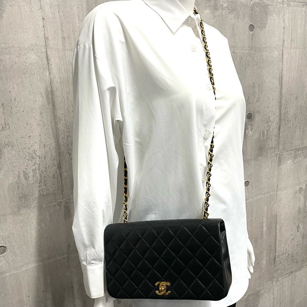 美品 CHANEL シャネル  フルフラップ　マトラッセ 23ショルダーバッグ