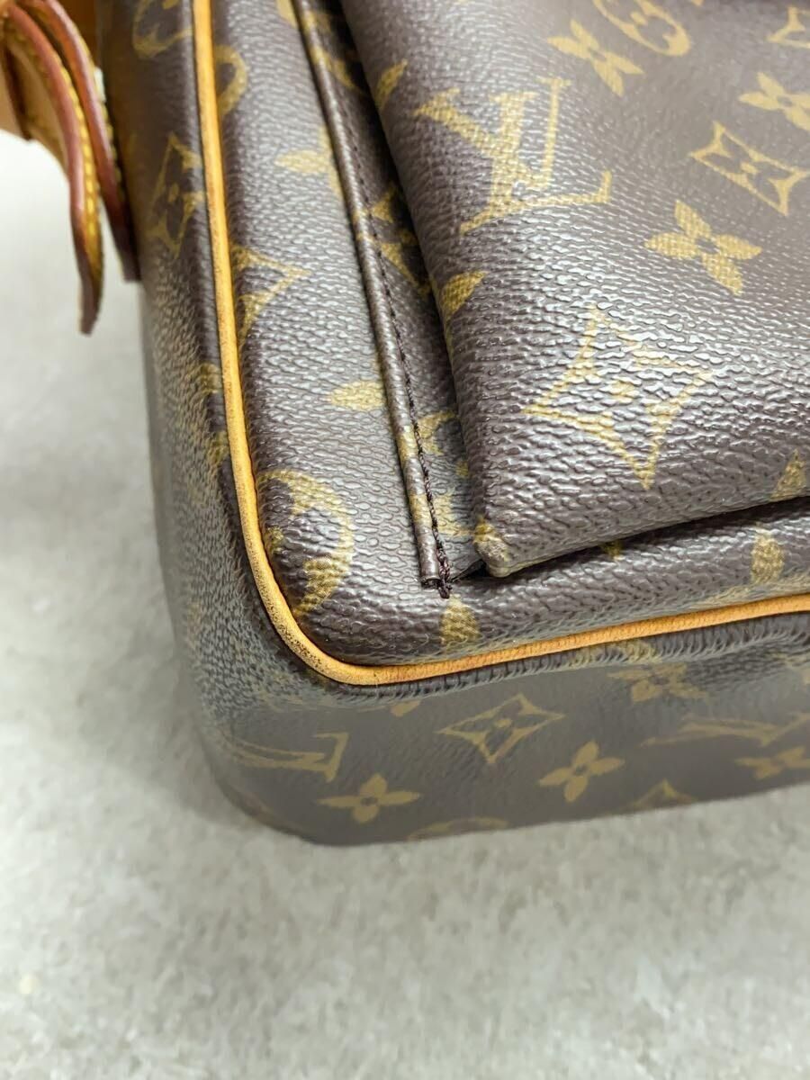 LOUIS VUITTON ヴィバシテGM_モノグラム・キャンバス_BRW PVC ブラウン - メルカリ