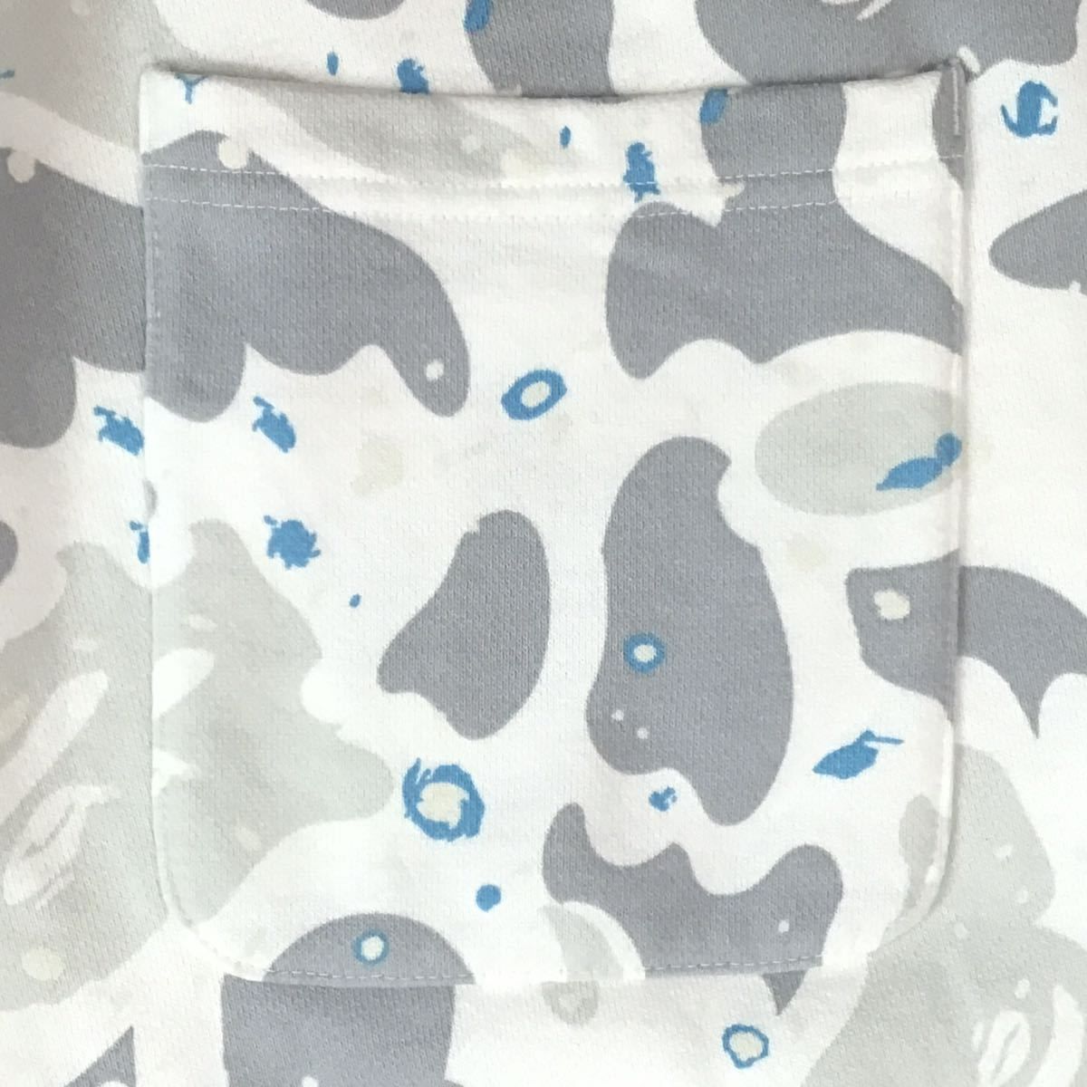 ☆蓄光☆ Space camo シャーク ハーフパンツ Lサイズ a bathing ape