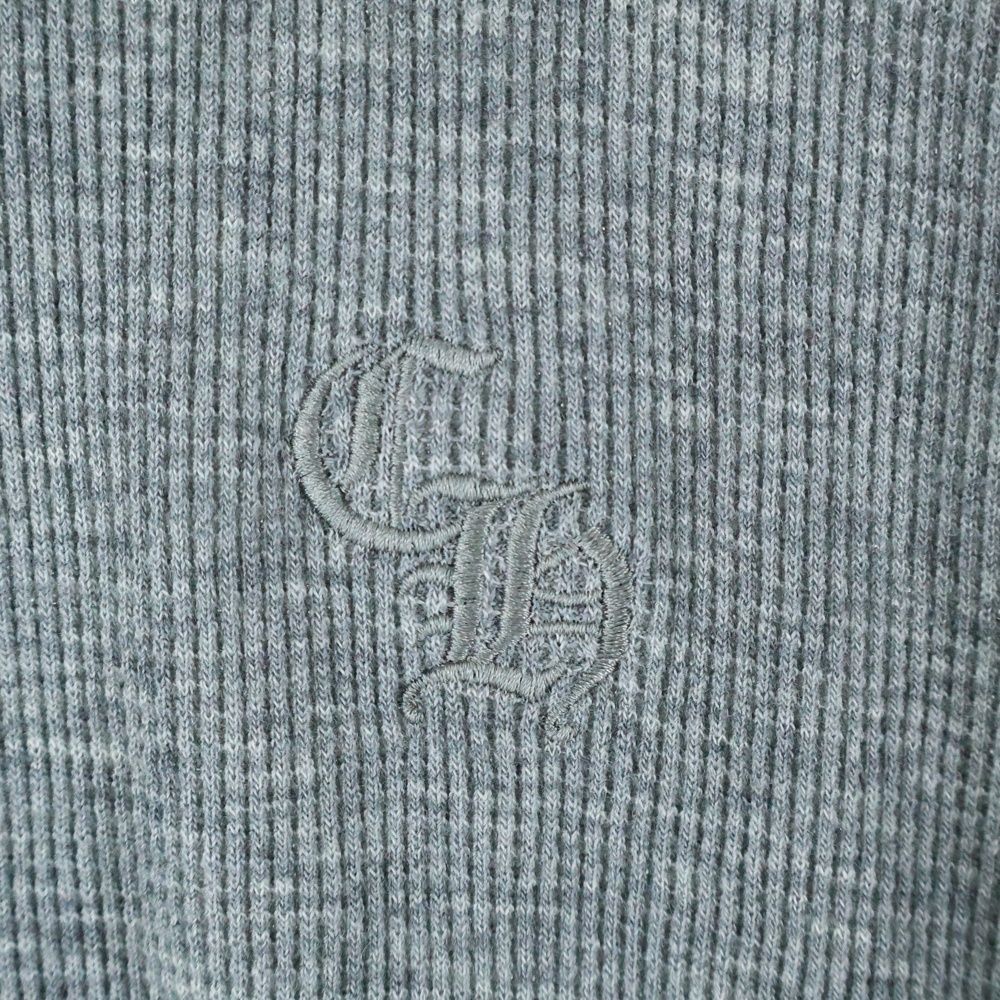 CHROME HEARTS クロムハーツ Y NOT CH Embroidery Thermal Long Sleeve Tee ワイノット CH刺繍 サーマル ロングスリーブTシャツ