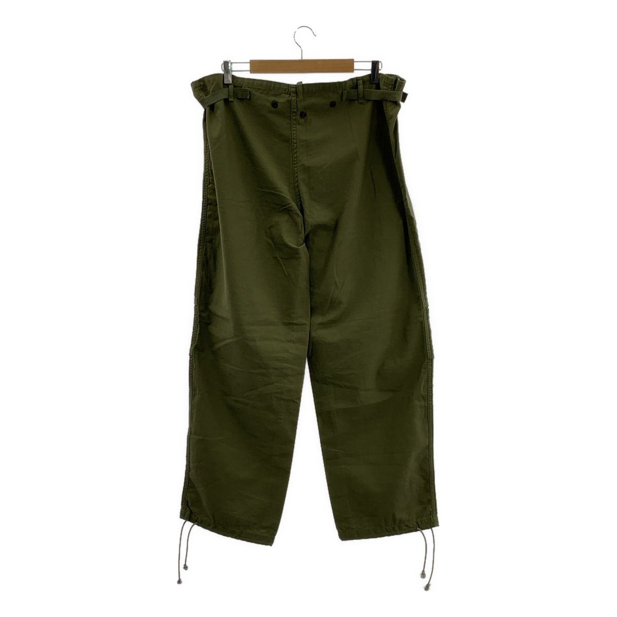 NOWOS | ノーウォス | CARGO PANTS コットン ワイド カーゴ パンツ | M | カーキ | レディース