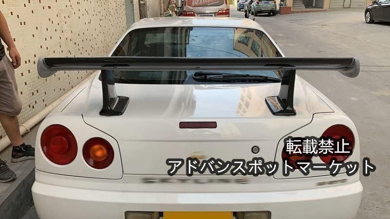 【新品】Skyline R34 GTR OEM Rear Spoiler with JUN High Wing Leg 日産 スカイラインR34 GTR OEM リアスポイラーウィングカーボン