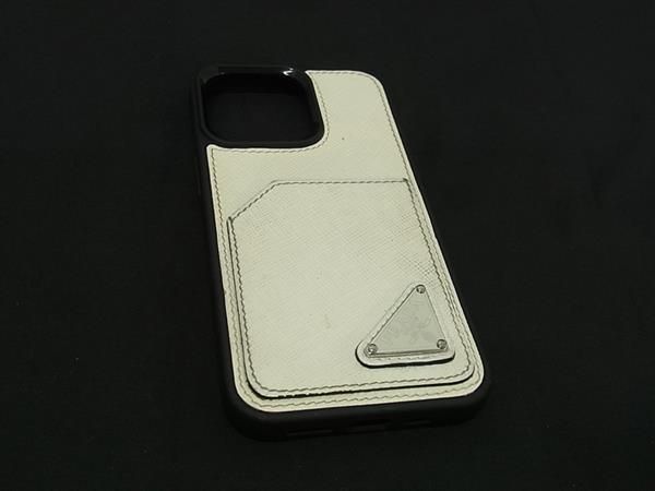 プラダ iPhone 13Pro/14Pro チェーン スマホケース 0261 【良品】PRADA