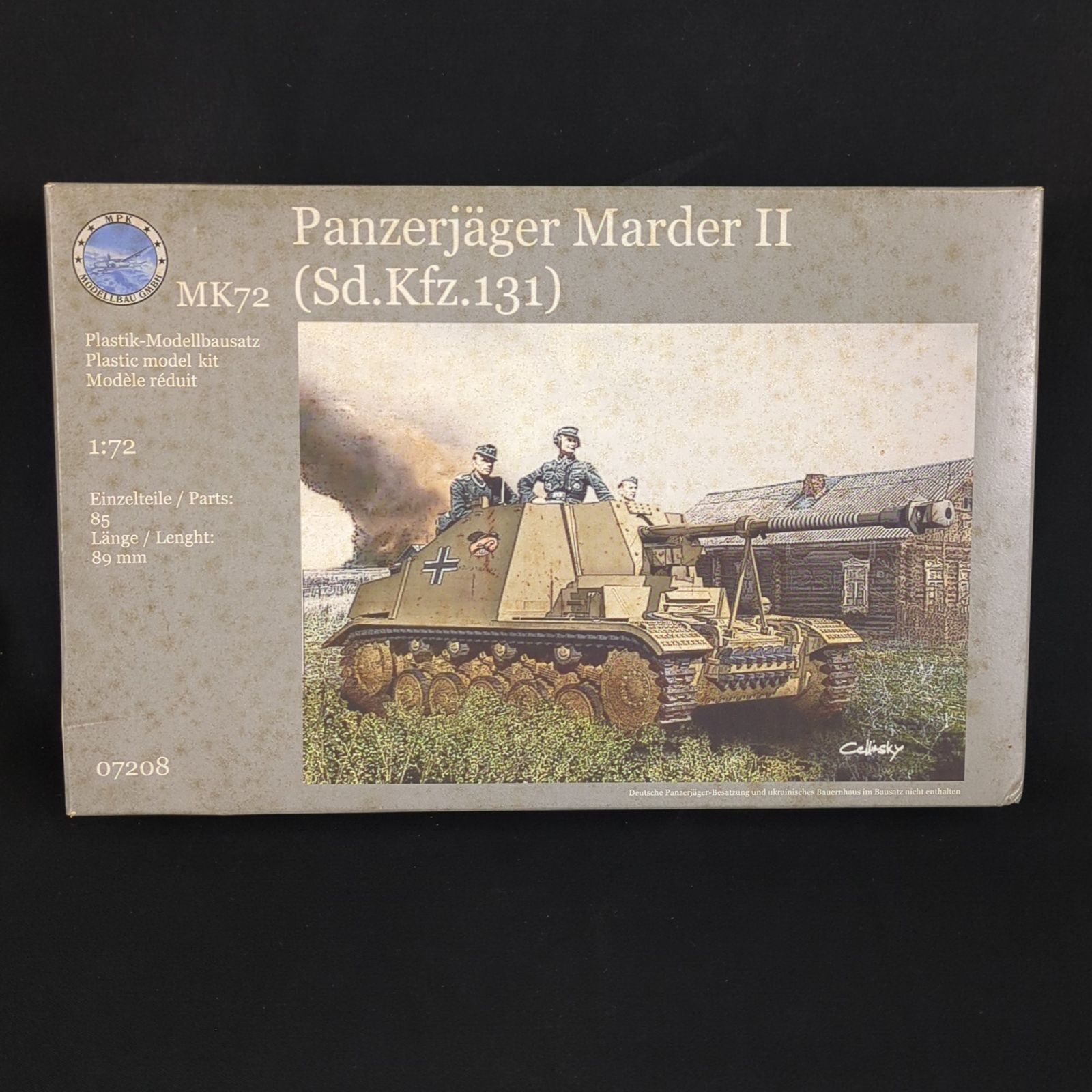 輸入キット 品 MPK MODELLBAU 07208 1|72 Panzerjäger Marder II Sd.Kfz. 131 ドイツⅡ号75mm 対戦車自走砲 マーダー