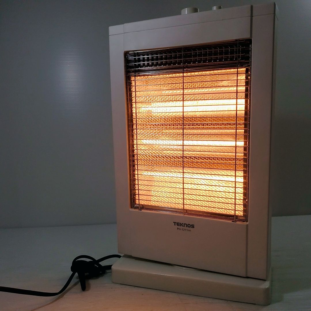 TEKNOS PH-1211(W)ハロゲンヒーター ジャンク品 - 冷暖房/空調