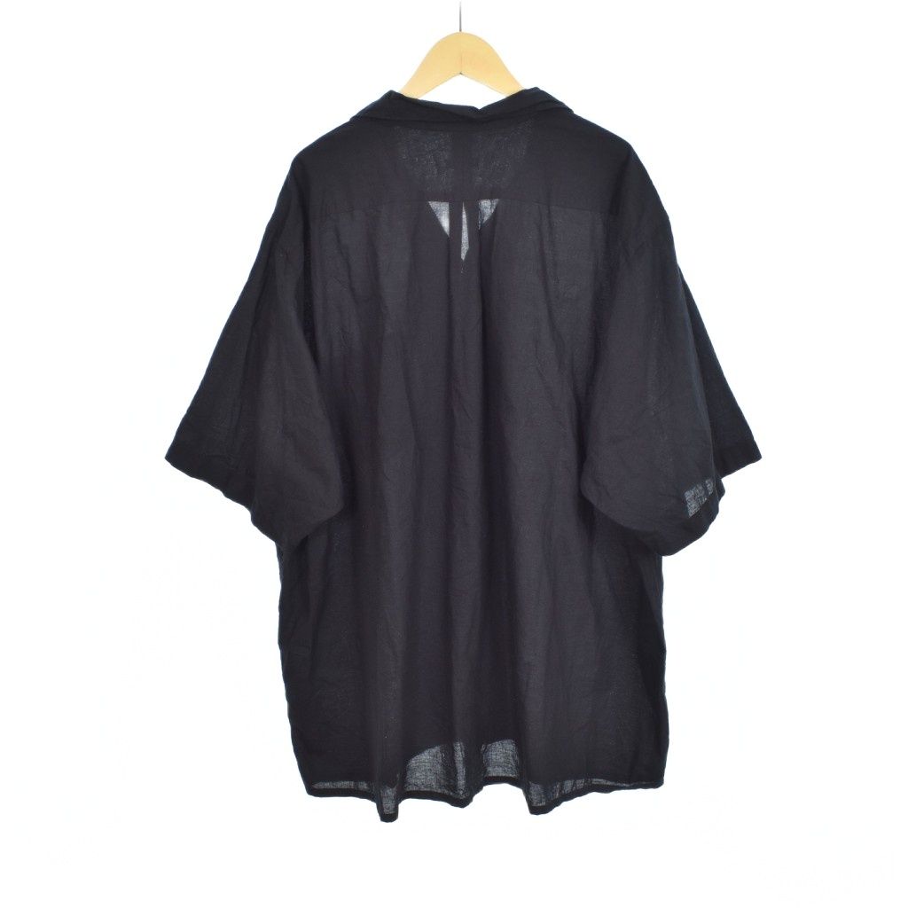 コモリ COMOLI 24SS KADHI コットン 半袖 オープンカラーシャツ