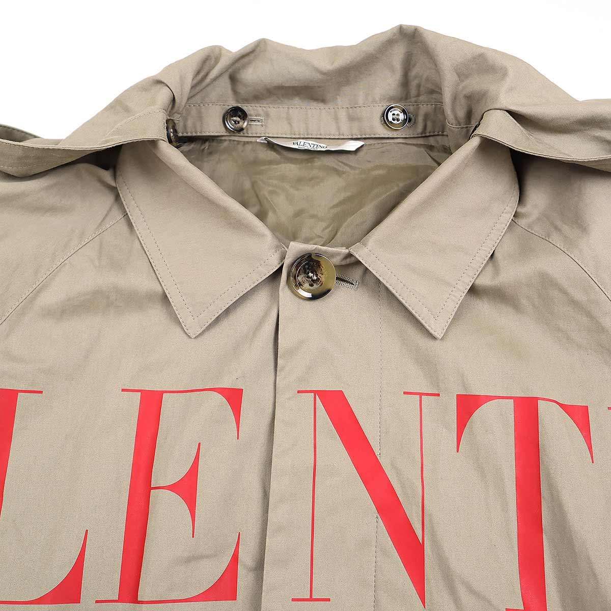 VALENTINO ヴァレンティノ 19AW ロゴプリントコットンステンカラー