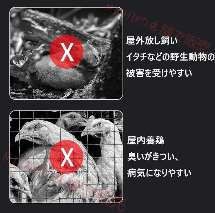 【全品送料無料】 鶏小屋 キット 大型 亜鉛メッキ鋼製鶏用ケージ 鶏舎 農場用 耐候性 防雨 家禽ケージ ウサギハッチ 鳥 アヒル ガチョウ飼育ウサギの生息地用ケージペットサークル 犬 サークル ペットフェンス 2×3×2M 24時間以内発送