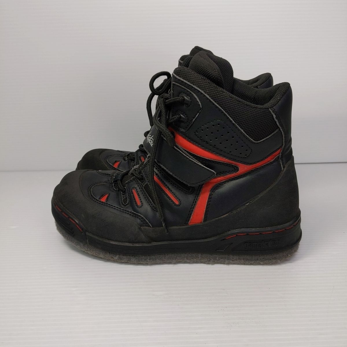 中古品】がまかつ フェルトスパイクシューズ(パワータイプ/ヒモ式) L