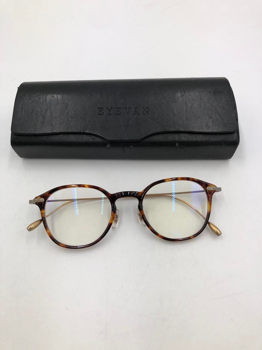 EYEVAN アイヴァン 145 度入り 眼鏡 メガネ size47□121|べっ甲 ◎メンズ