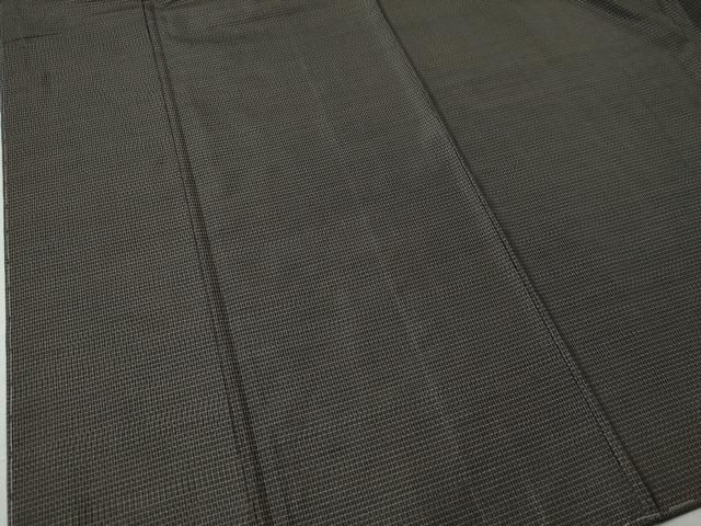 平和屋着物○男性 本場縞大島紬 アンサンブル 吉祥文 薩摩ロマン 証紙