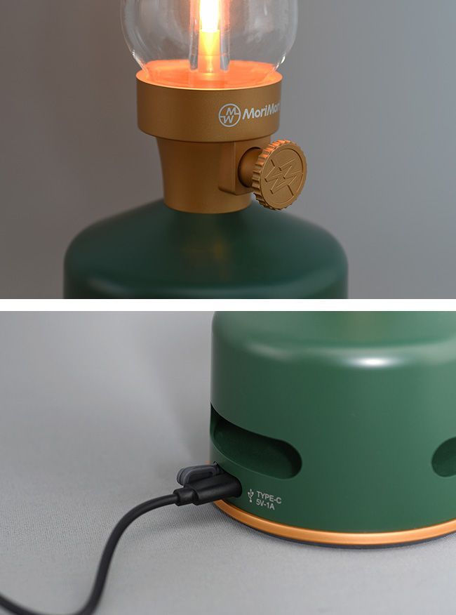 ダークブラウン FLS-2102-DB】MoriMori 充電式 LED ランタンスピーカー