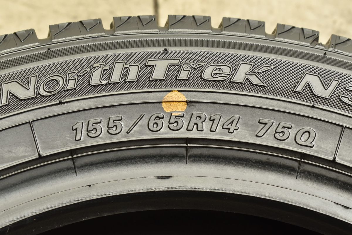 5☆大好評！ 大 ノーストレック N3 155|65R14 スタッドレス 4本セット N-BOX N-ONE ワゴンR スペーシア デリカミニ ウェイク タント ムーブ 大らかな