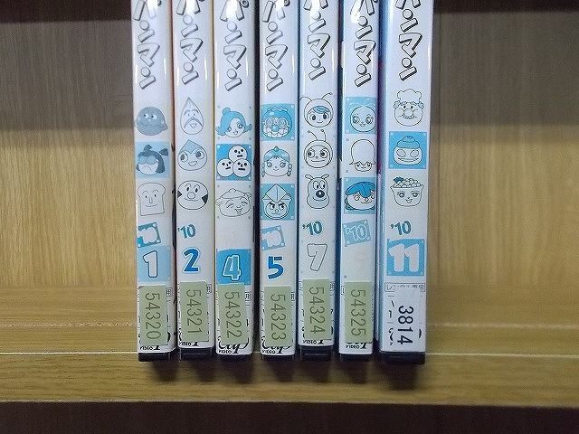 DVD それいけ!アンパンマン '10 不揃い 7本セット ※ケース無し発送 