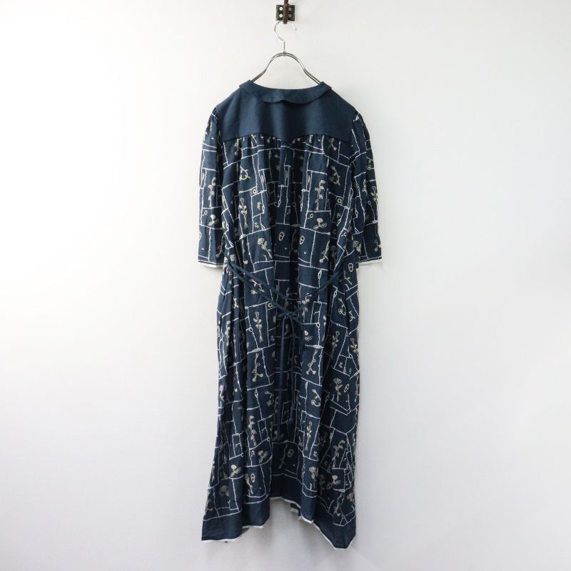 mina perhonen garden patchworkドレスワンピース 未使用 定価8.8万 ミナペルホネン mina perhonen garden