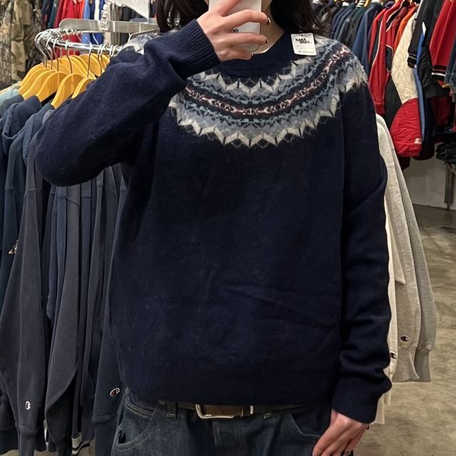 【USED】ノルディックセーター