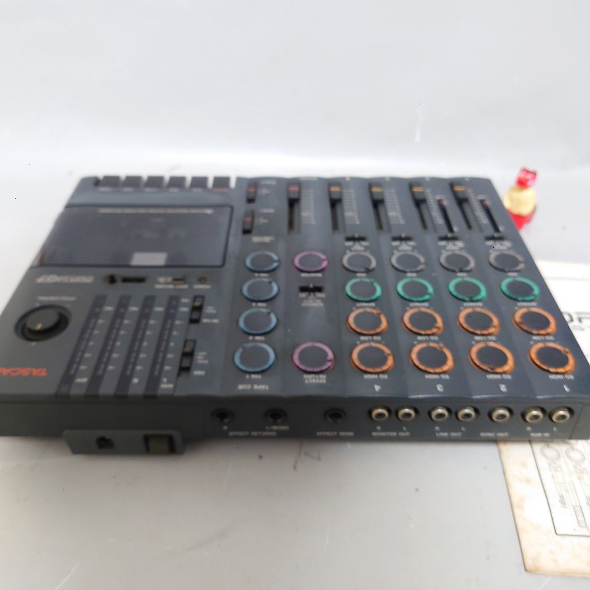 動作品】TASCAM PORTA 07 カセットMTR 本体＋取扱説明書付き