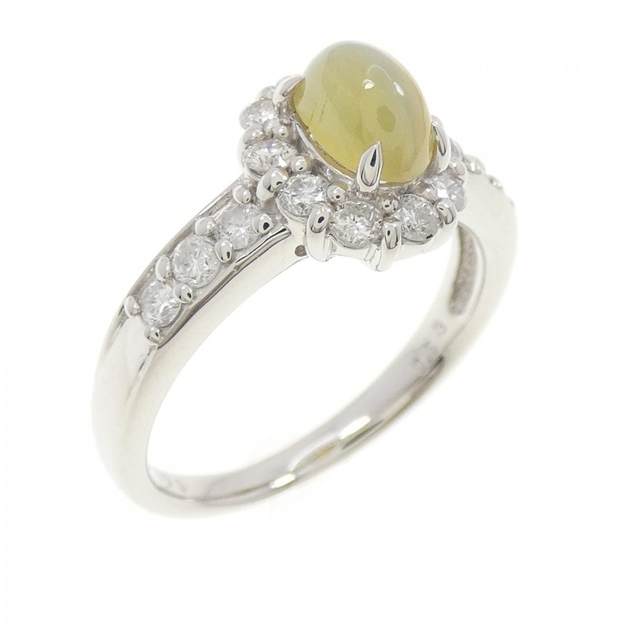 PT900 クリソベリルキャッツアイ リング 1.05CT - メルカリ 
