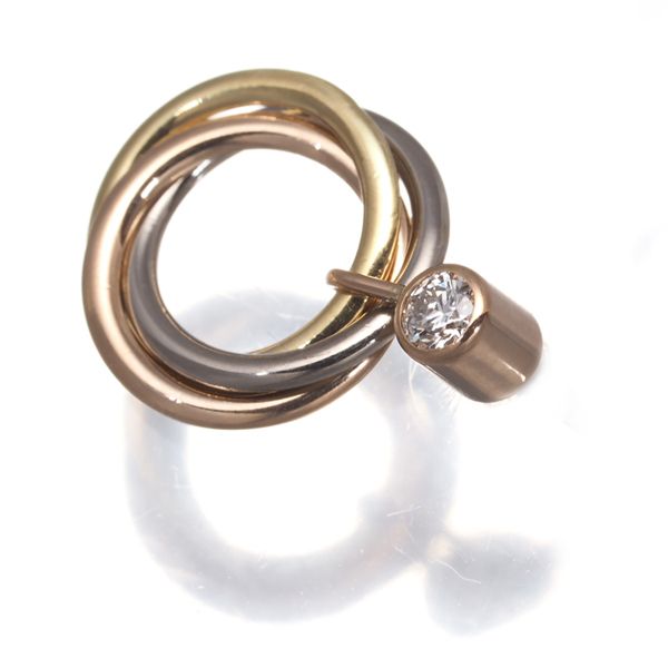 片耳　カルティエ　トリニティピアス トリニティ ピアス[] Trinity Earrings | カルティエ 中古