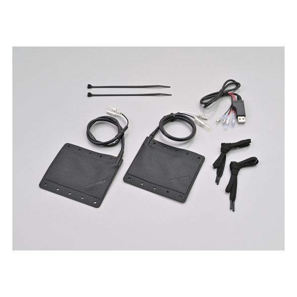【新品】DAYTONA  デイトナ グリップヒーター 巻き付け式 USBタイプ ホットグリップ 巻きタイプEASY2 USB 105mm 15527 (2583155)