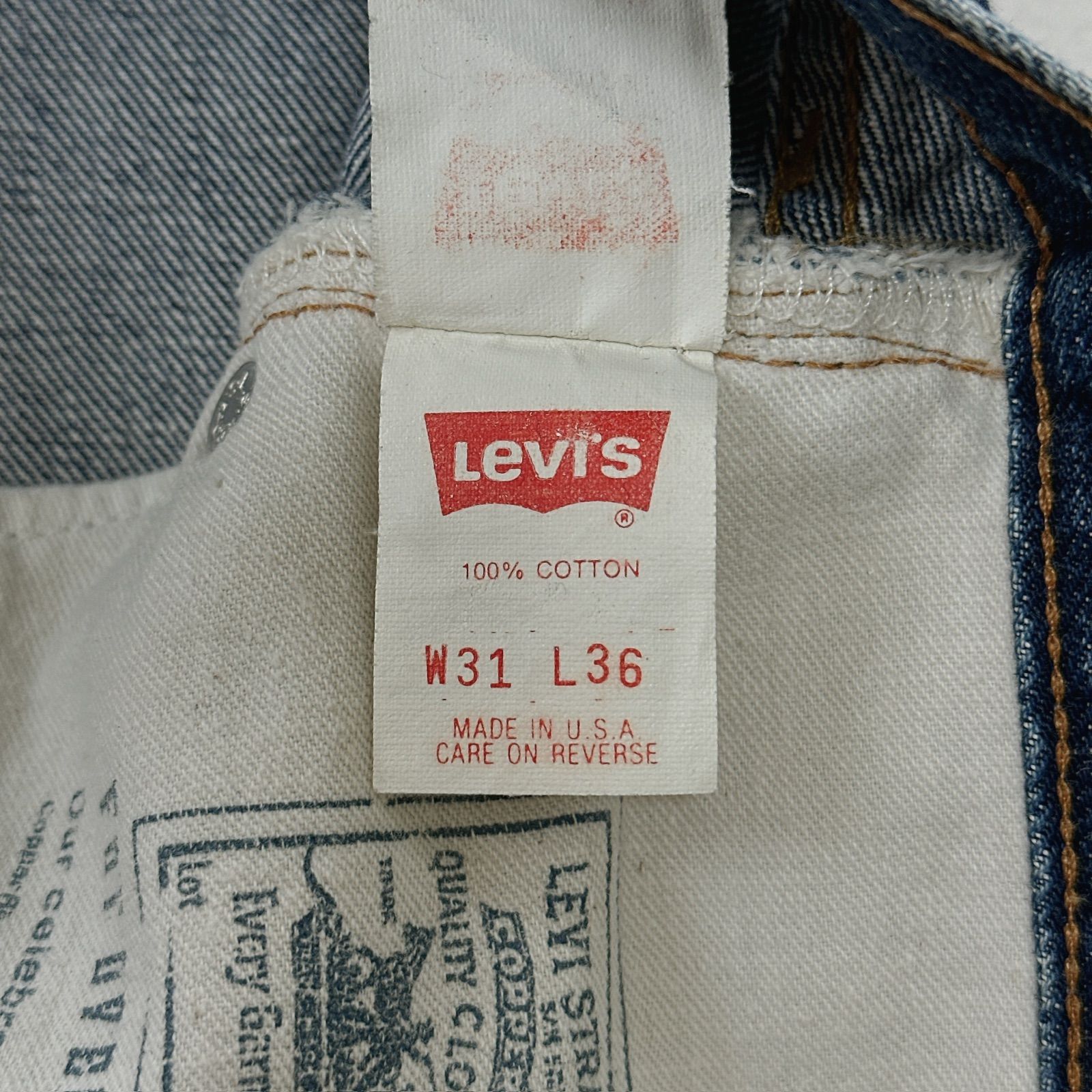 リーバイス501 USA製 93年製 刻印555 赤耳 110周年記念モデル 90s Levi